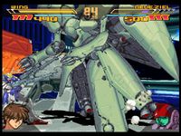 une photo d'Ã©cran de Gundam Battle Assault 2 sur Sony Playstation